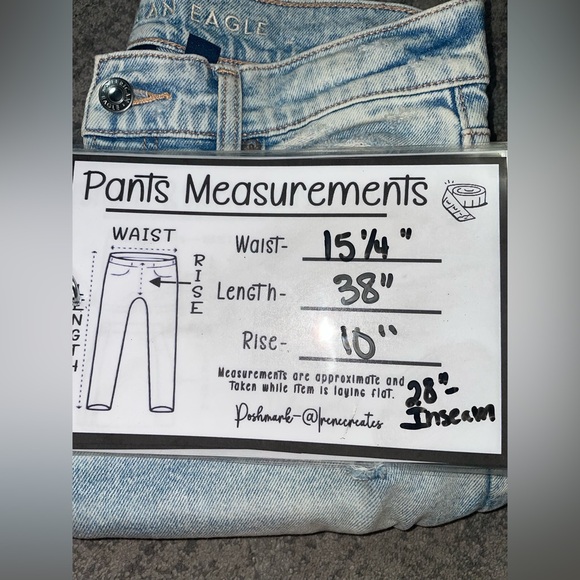 American Eagle Stretch Super High Rise Ankle Straight Jeans - Picture 11 of 12